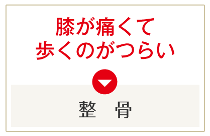 膝が痛くて歩くのがつらい